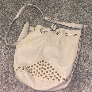 Gold Studded Bucket Bag